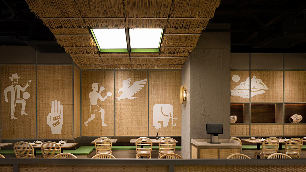 郑州尊龙凯时人生就是搏分享二十二象泰式料理餐厅装修设计(图5)